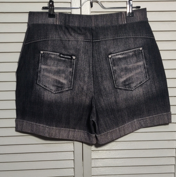 Blackmilk Not Actually Denim Cuffed Shorts - Picture 5 of 5